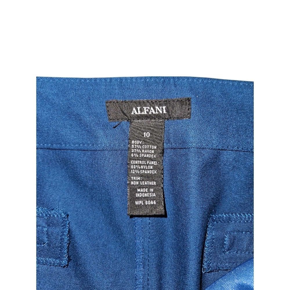 Alfani Women's Blue Dress Pants Size‎ 10 - Picture 5 of 7